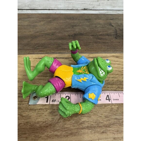 1989 Playmates Genghis Frog Teenage Mutant Ninja Turtles 4" Action Figure VTG - Picture 4 of 6